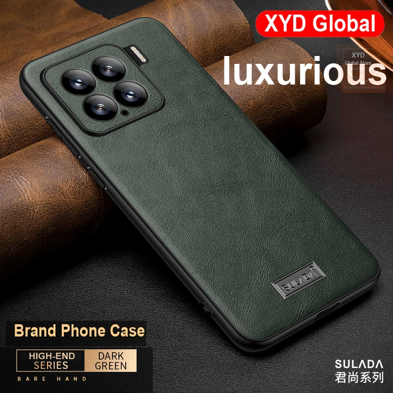 Genuine Leather For Xiaomi 15 Pro Case High end Brand Phone Back Case For Xiaomi 15 Pro Mi Mi15 Cover Bumper Shell Skin Armor