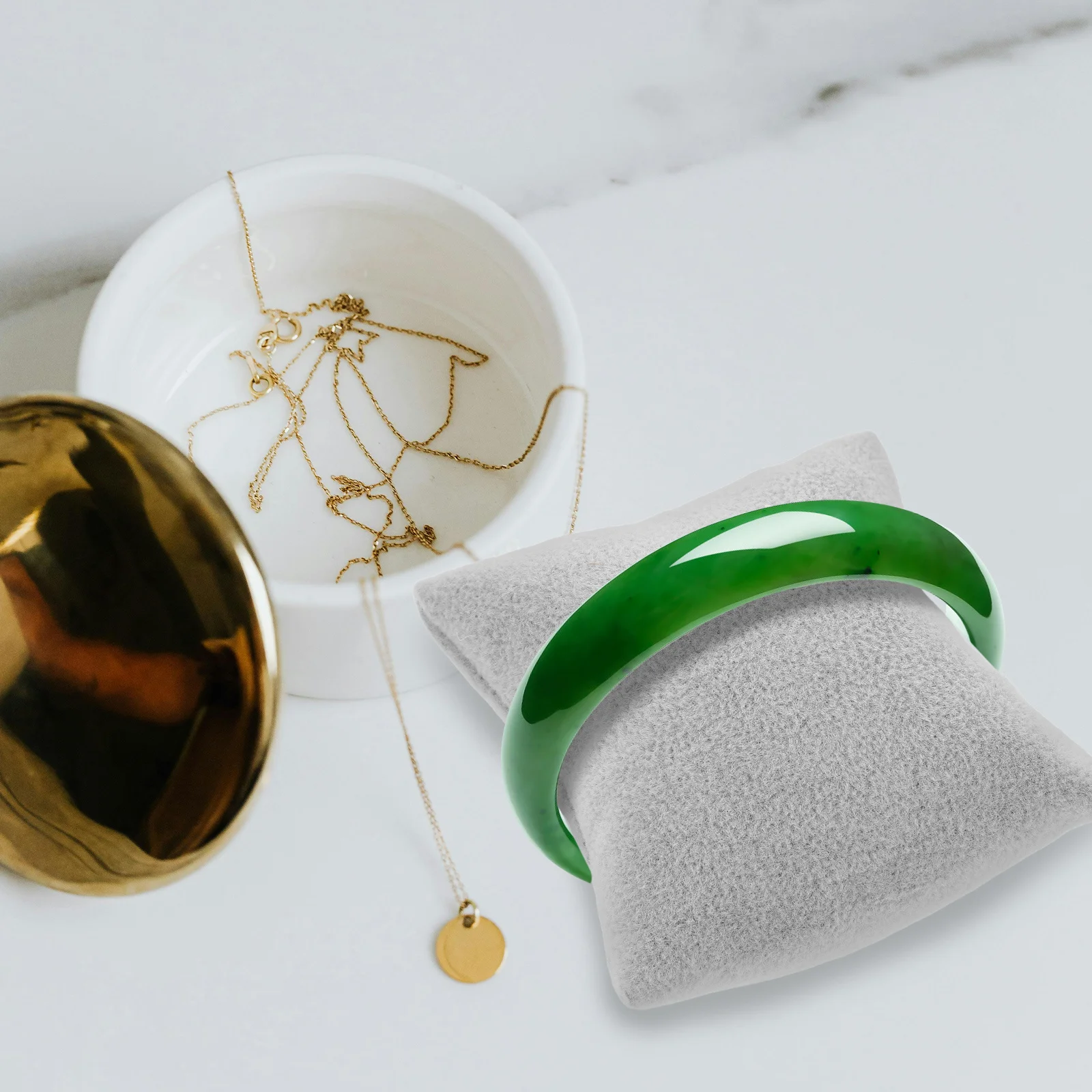 

6pcs Jewelry Display Pillow Simple Watch Bracelet Holder Cushion For Bangle Chain Ornament Storage Gift Box Bag Accessory