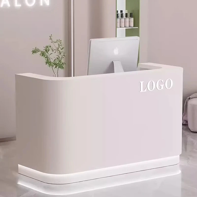 

Modern Small Reception Desks Shop Luxury Beauty Salon Reception Desks Organizers Display European Mostrador Lounge Furniture