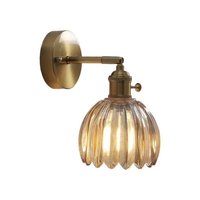 baar-living-room-wall-light-nordic-vintage-style-tulip-glass-wall-lamp-shade-background-lighting-amber