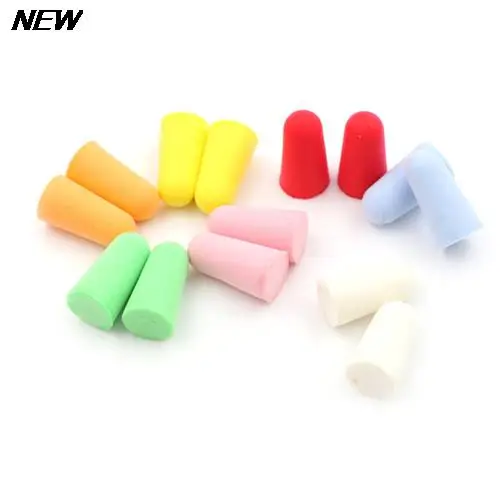 Hot Sales 20pcs PU Foam Ear Plugs Anti Noise Snore Earplugs Comfortable For Study Sleep