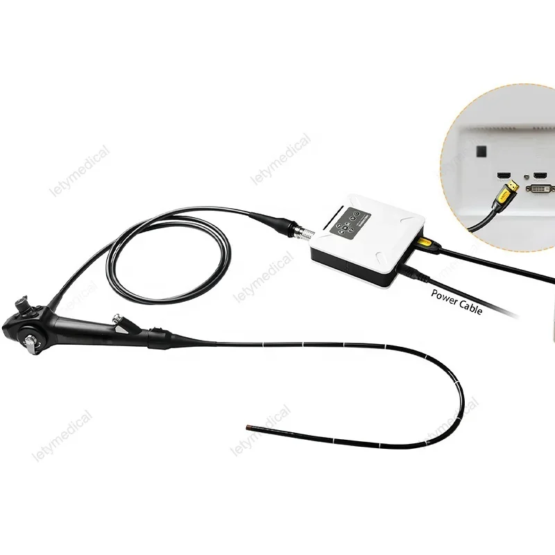 Flexible Video bronchoscope with HD endoscope   Bronchial endoscope portable electronic endoscope