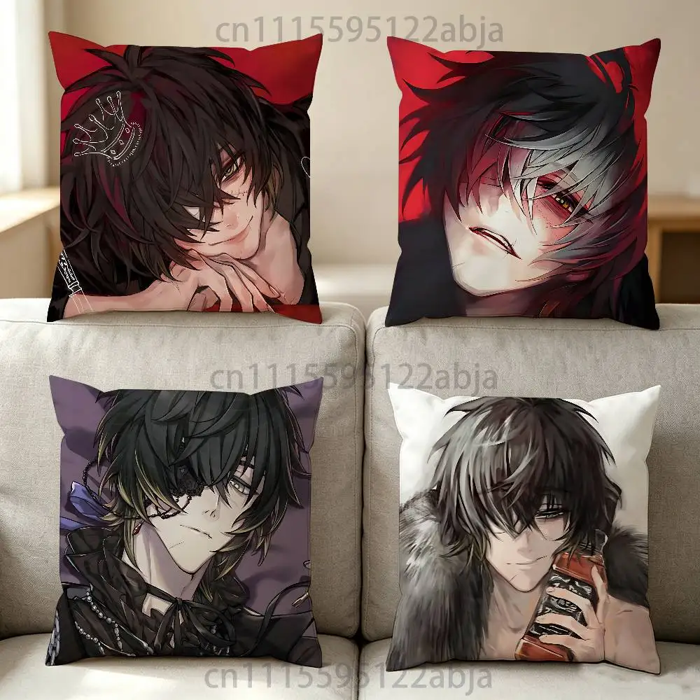 Slow Damage Anime Celebrity Merchandise All-Match Printed Pillow Case Sofa Car Office Room Decoration Protector