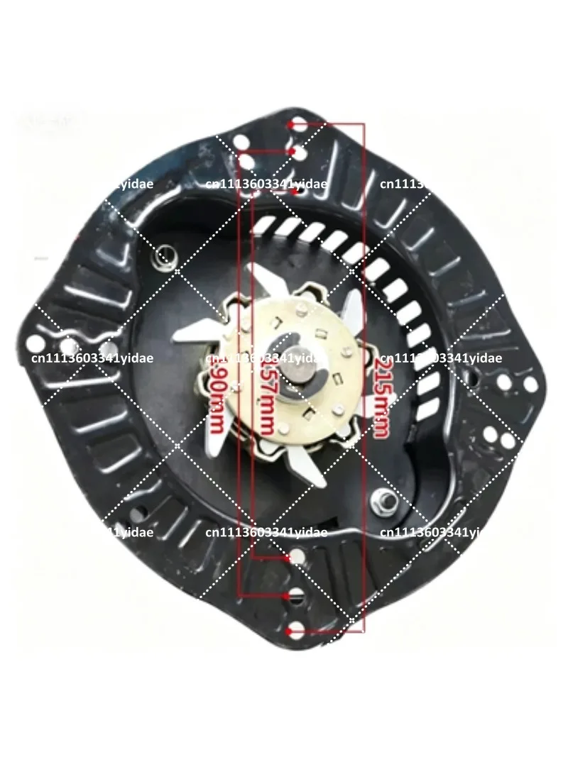 Hand Crank Starter for Diesel Engine, Manual Pull Start Device for Micro Cultivator Generator