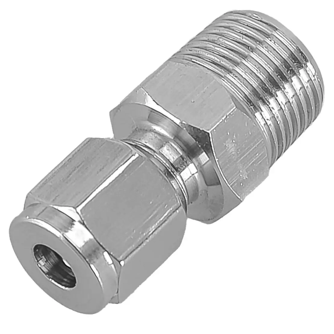 

304 Stainless Steel Compression Tube Pipe Fitting Male Connector NPT1/8"