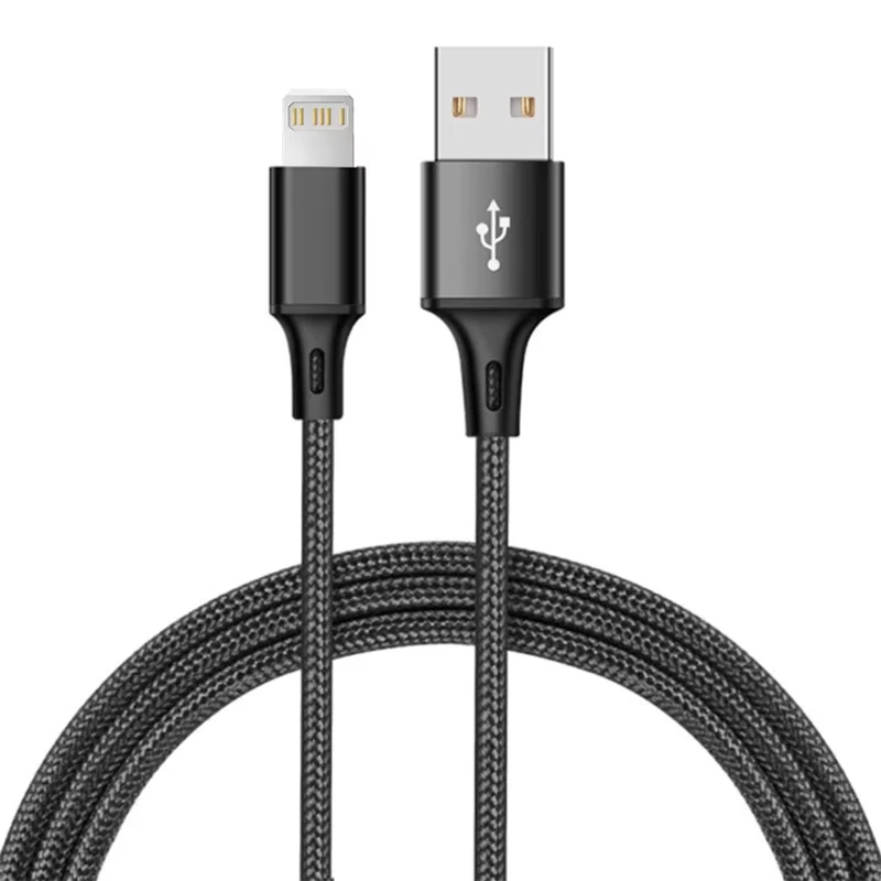 

3A Fast Charging USB Charger Cable for iPhone 14 13 12 11 XS Max Xr X 8 7 6 Plus 5 Se iPad Origin Mobile Phone Long Data Cord