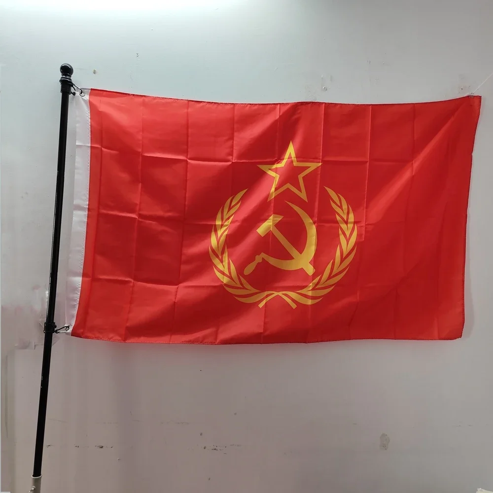 

Russian Flag Victory Banner Flag, 1991, CCCP, Soviet Banner, 90x150cm, Hanging for Decoration