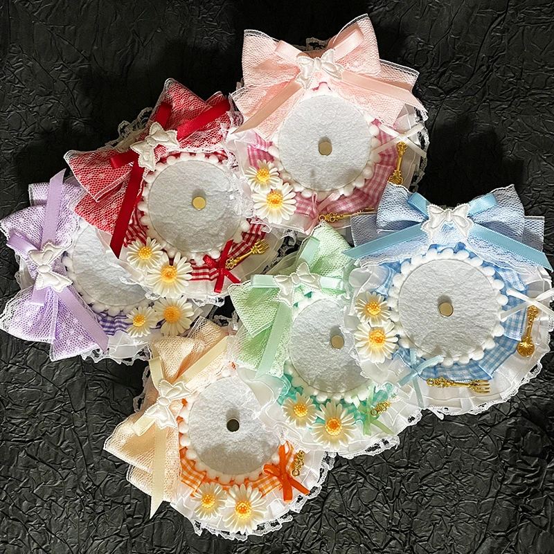 Cute Ribbon Bow Badge Goods Display Holder, Fill Ita Bag Flower Decoration,handmade Diy Ita Bag Decoration Badge Rosette