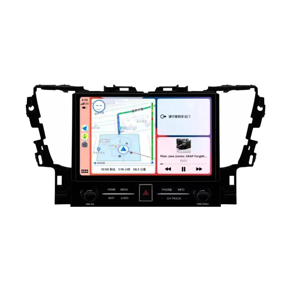 11.6 inch 2Din Android Car Radio Multimedia Player Navigation Head Unit Stereo Android 8+128G For Toyota Alphard 30 To 35 Series