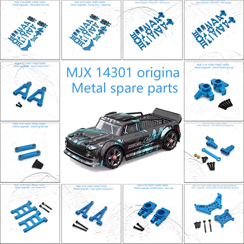 Per 14301 14302 14303 MJX RC Hyper Go TelecomandoParti di automobiliAccessori modificatiDifferenziale AmmortizzatoreRegali di Natale per i ragazzi