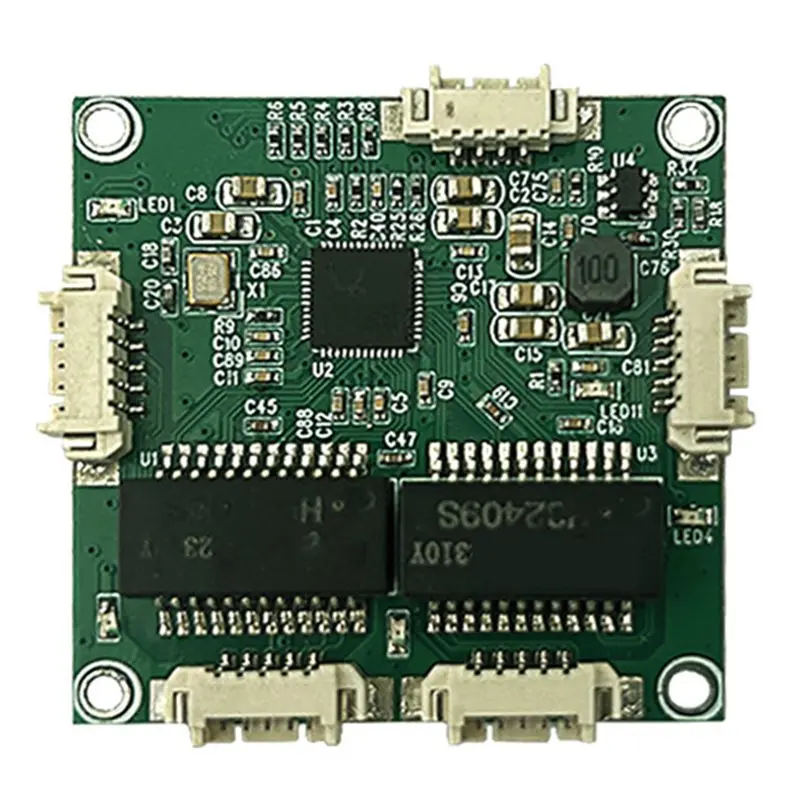 

Stylish-Industrial Ethernet Switch 38Mm 4 Port 10/100M Network Device 5V/12V Power Input