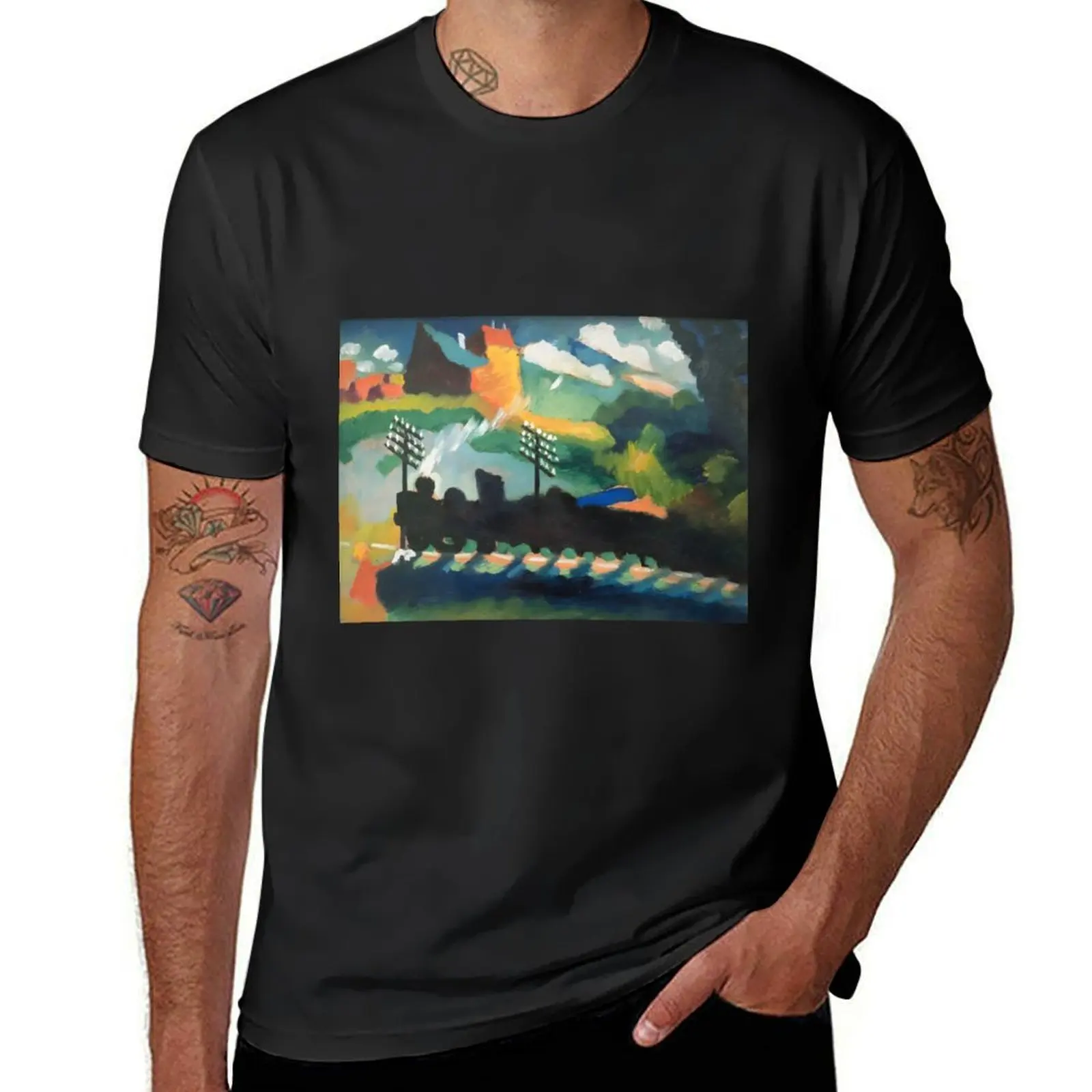 

Wassily Kandinsky T-Shirt blanks oversizeds plain quick-drying plain black t shirts men