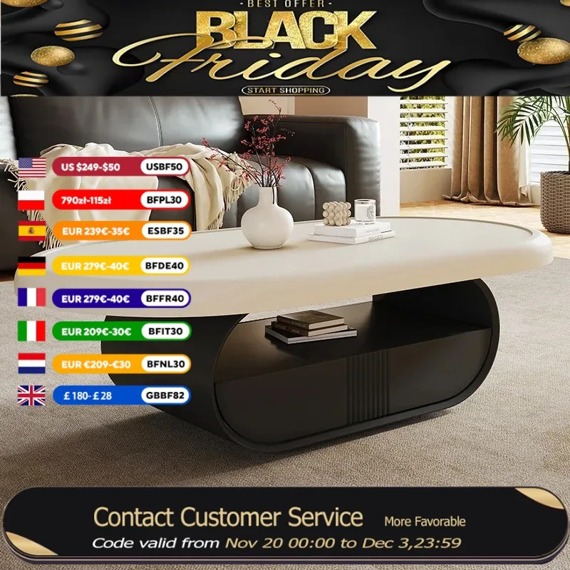 

Натуральный европейский журнальный столик, эстетический дизайнерский ящик, скандинавские журнальные столики для гостиной, уникальная мебель Mesa De Centro Sala