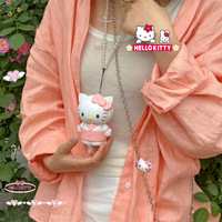 Sanrio Hellokitty Neck Fan Cute Portable Outdoor Handheld Fan USB Charging Students Birthday Gift For Children Gift
