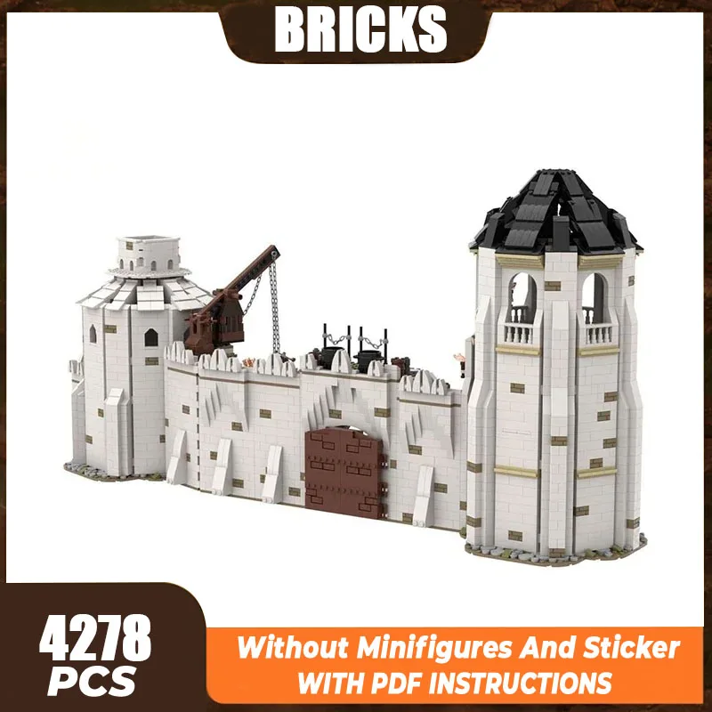 Magical Rings Movie Model Moc Building Bricks Southern Gate Technology Modular Blocks Gifts Christmas Toys DIY Sets Assembly