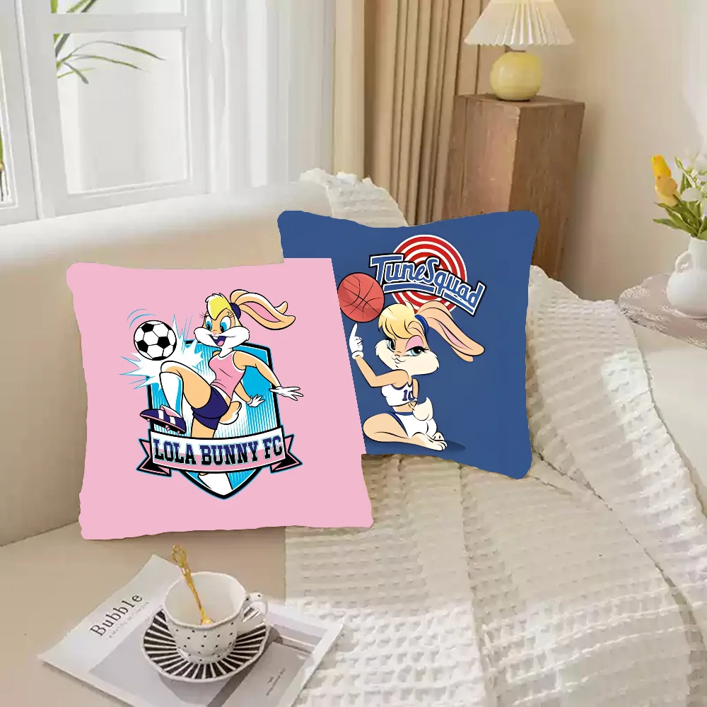 

L-Lola B-Bunny Pillow Case Pillows Case Cushions Decorative Linen Comfortable Cover Cushion Geometric Cushion Cover Home