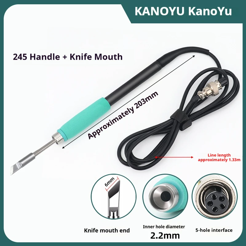 T245 Soldering platform handle soldering iron handle integrated plug type applicable and Carnoyu soldering platform