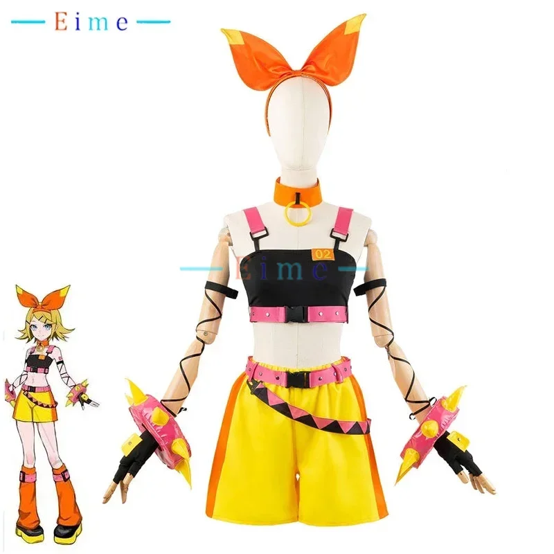 

Rin Cosplay Costumes Women Cute Party Suit MAGICAL MIRAI Cosplay Top Pants Anime Clothing Halloween Carnival Uniform Custom Made