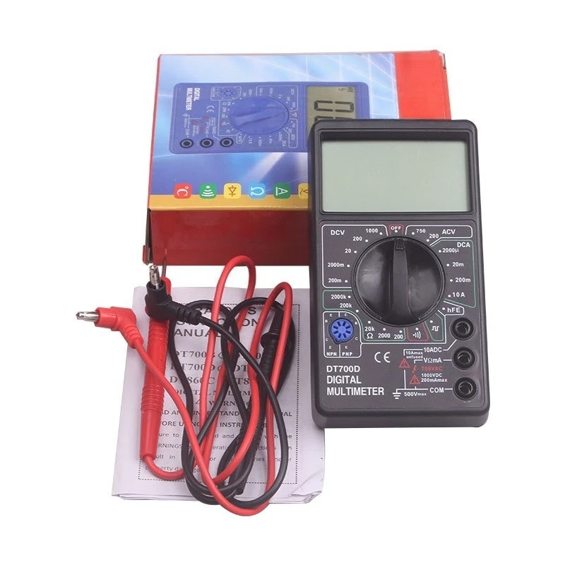 Handheld digital large screen display DT700D universal meter, multimeter