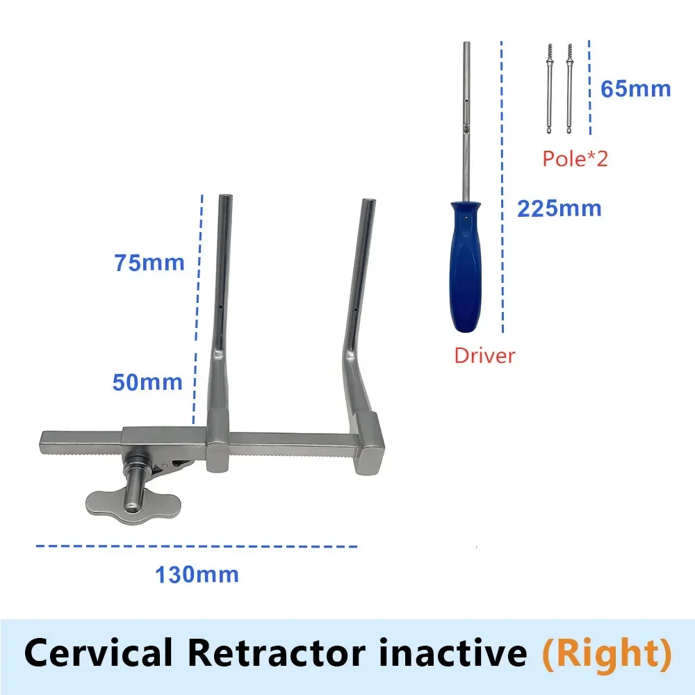 

Stainless Steel Cervical Spine Retractor Set Complete Vertebral Body Distraction Set Autoclaveable orthopedic instruments