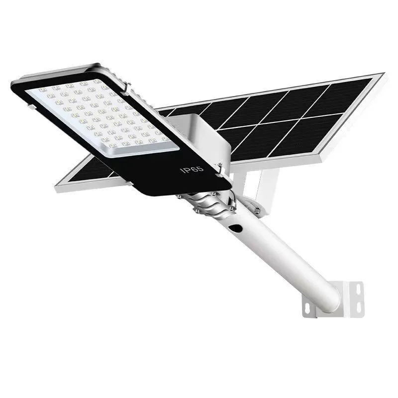 CE RoHS IP65 30W 60W 100W Monocrystalline Silicon LED Solar Street Light Lead-acid Battery 4100K Neutral White for Road Highway