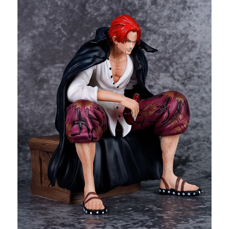16 cm Een Stuk Shanks Anime Figuren Film Rode Yonko Rood Haar Shanks Action Figure Pvc Standbeeld Beeldje Model Decoratie Pop speelgoed