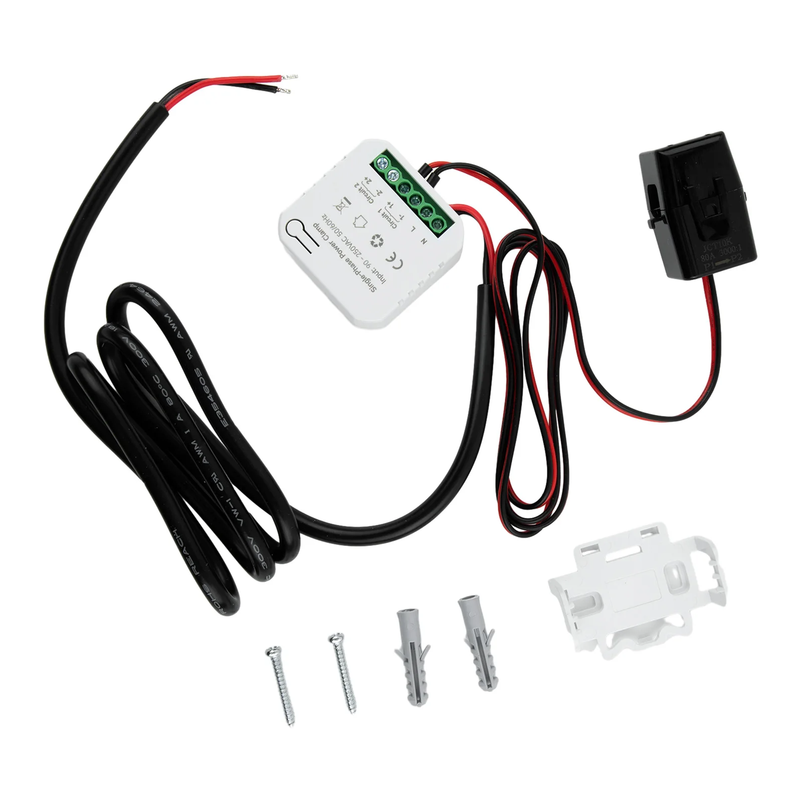

Power Monitor Energy Meter High Quality Home Electrical Supplies WIFI With Current Transformer Clamp Brand New