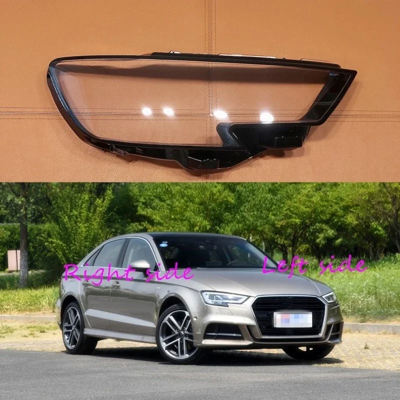 For Audi A3 S3 RS3 2017 2018 2019 2020Car Headlamp Lens Replacement Headlight Shell Cover Headlight Glass