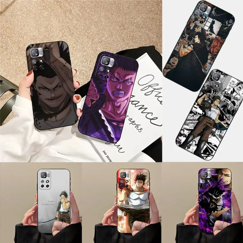 Чехол для телефона Yami Sukehiro Clover для Xiaomi POCOF3 M4 X3 GT M3 X4Pro Note 10Pro Redmi X3 NFC Note 11 11T 10 Pro Plus