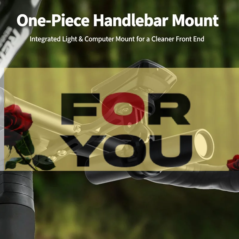 【OD】Aluminum Alloy Bike Computer Mount Adjustable Angle Integrated Handlebar Bracket For Road Mountain Bike Riding