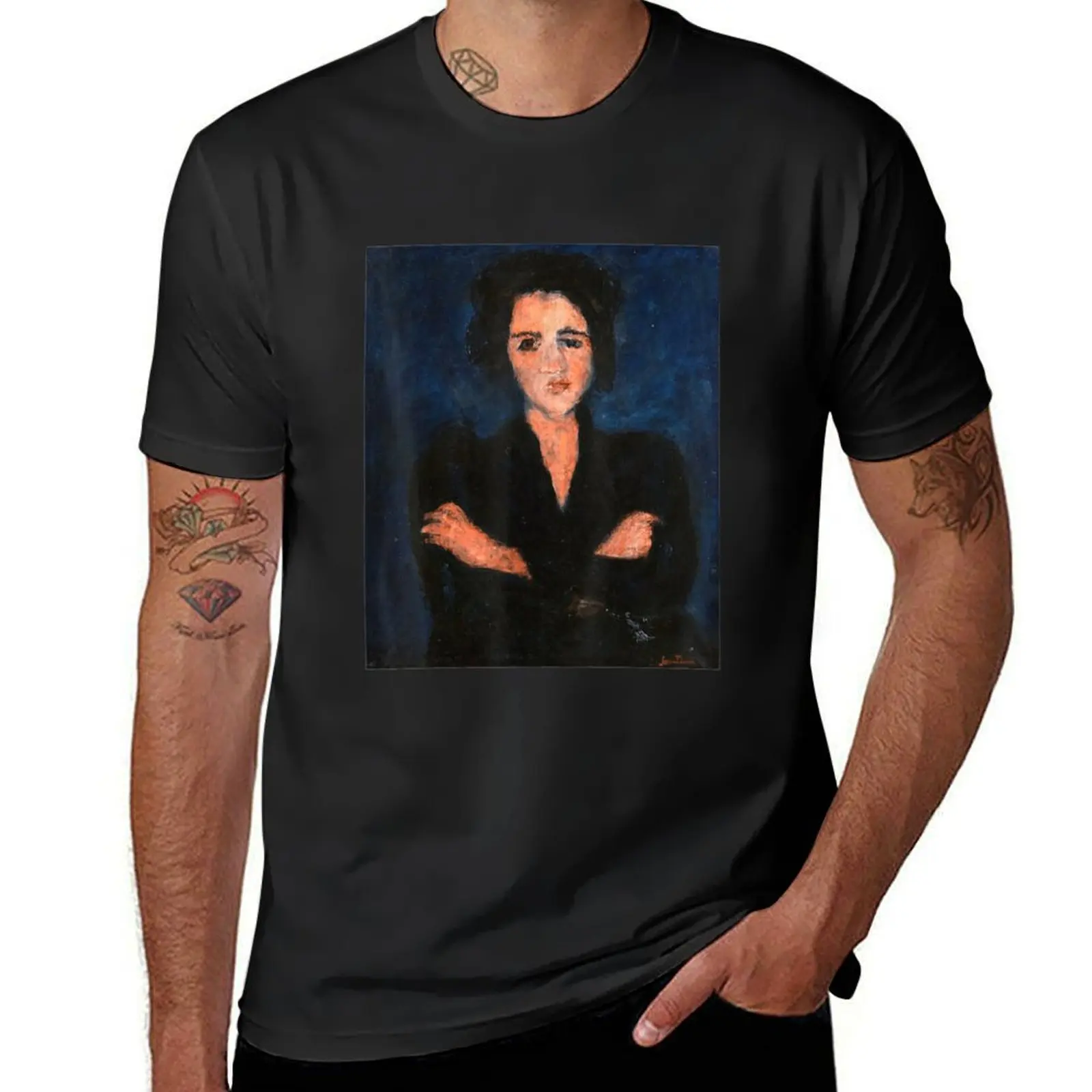 Eva by Chaim Soutine T-Shirt vintage customs design your own hippie clothes plus sizes mens plain t shirts