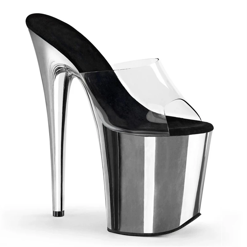 20cm Fashion high-heeled shoes breathable sandals, women\'s leaky toe, shallow water platform, super high-heeled ladies sandals