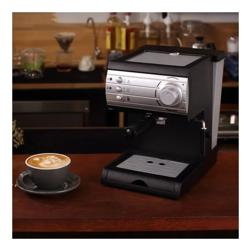 Italian home small semi-automatic commercial steam independent temperature control milk froth coffee machine