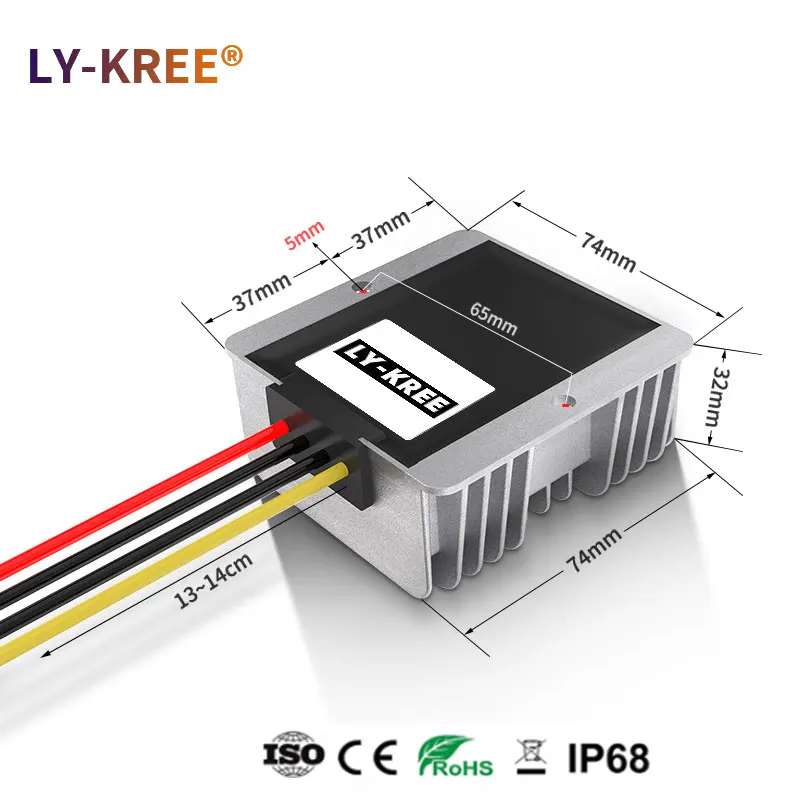 LY-KREE 48v to 19v Converter 36V to 20V DC Transformer 5A 10A 20A Buck Module Power Adapter Controller Regulator Inverter