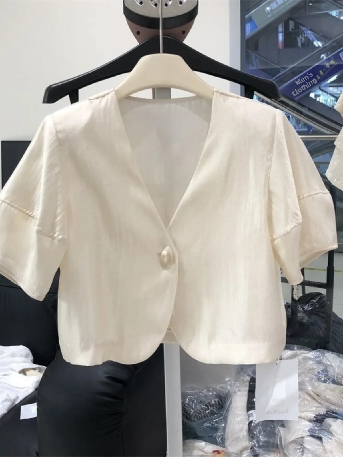 

Женская повседневная куртка Ele ort Lantern Sve V-Ne, однотонная, летняя, модная, маленького размера, бренд Dr Zhuo