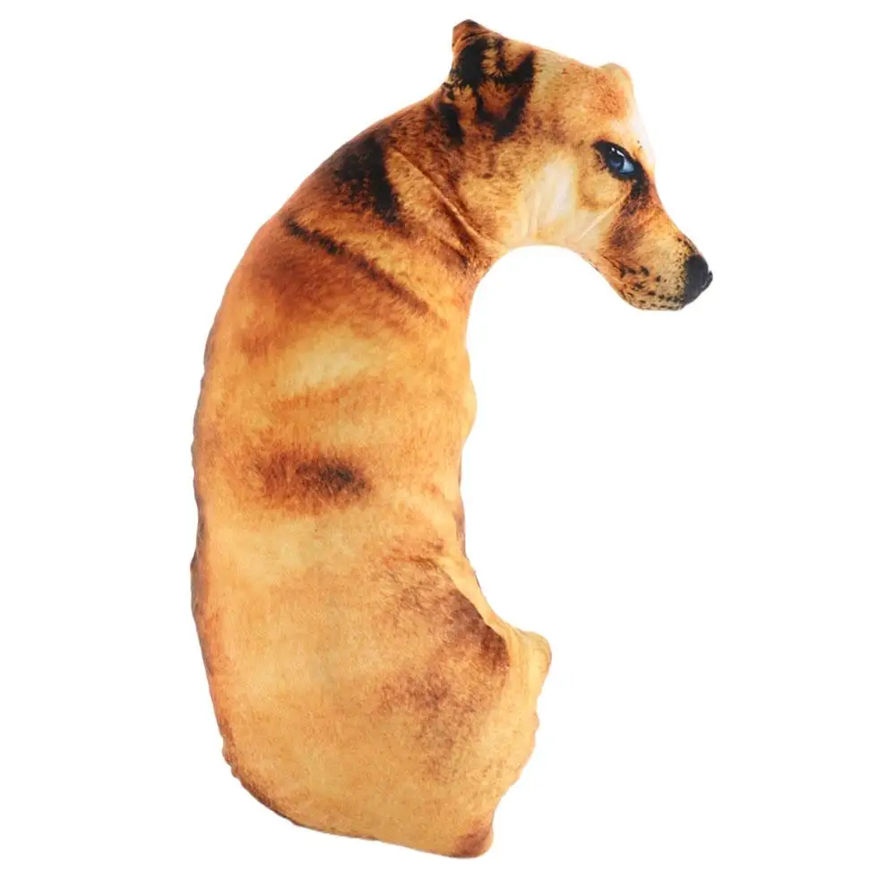 

Toy 3D Lifelike Animal Throw Pillow Soft Creative Dog Pillow Plush Cushion Home