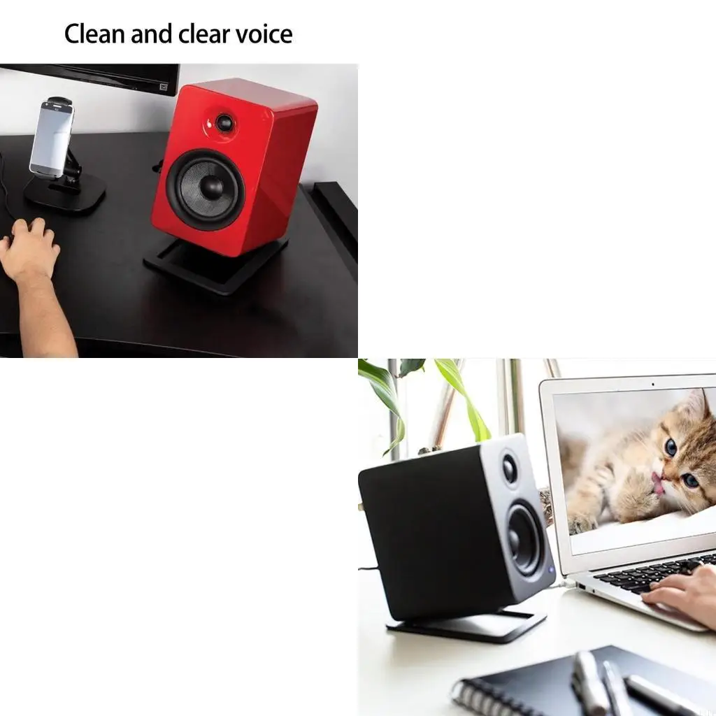 E1PF Quick Install Metal Speaker Platform 15 Degree Acoustic Supports 5kg Weight