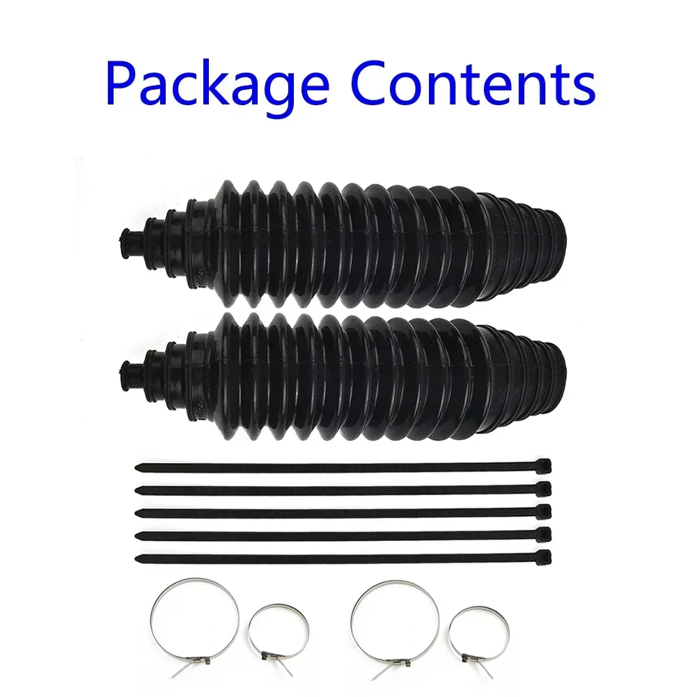 Car Silicone RacksPinion Steering Gaiter Pinion Boots+Cables Ties+Clamps Kits For Rack Steering Boots Gaiter And Pinion Boots