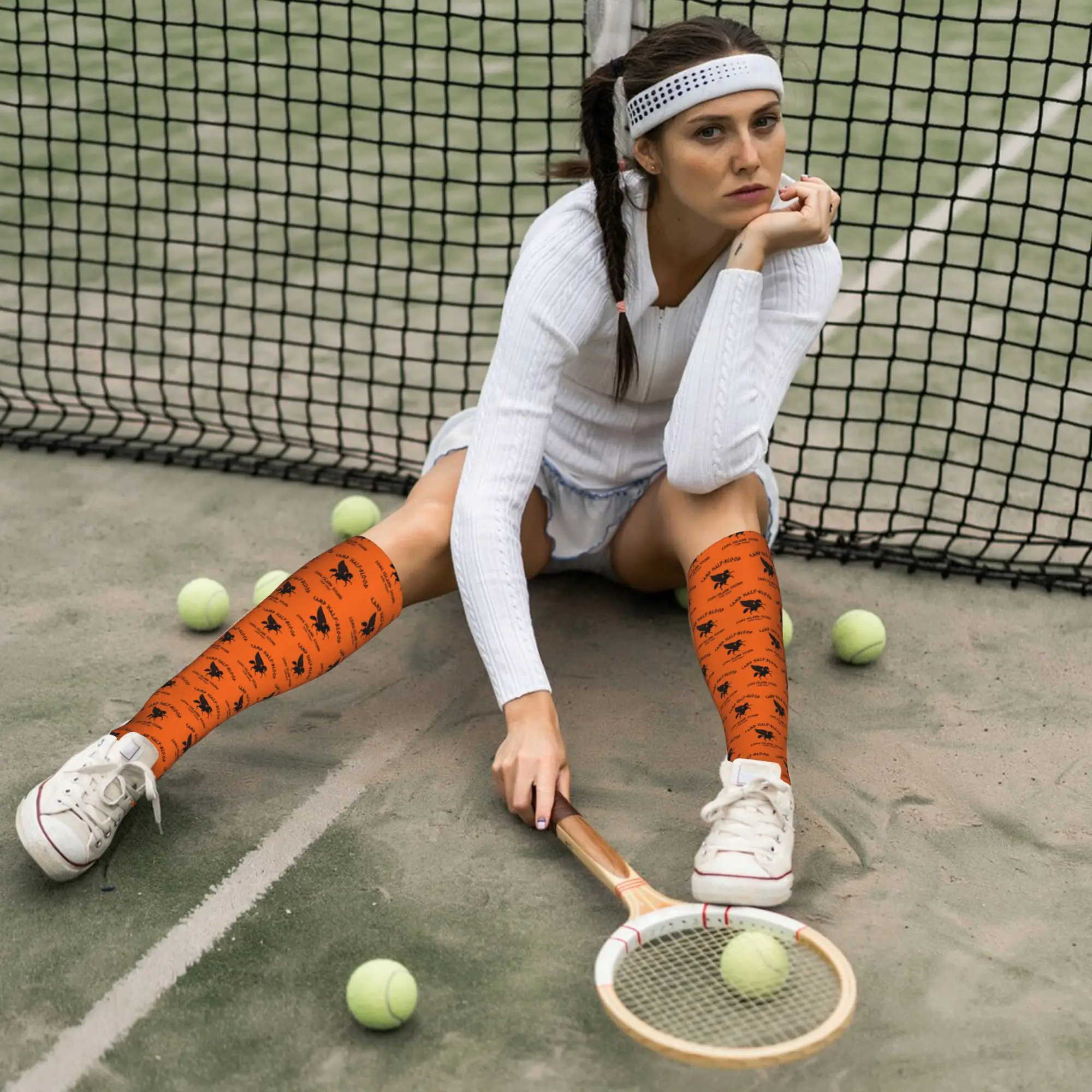 All Seasons Crew Kousen Camp Half-Blood Sokken Harajuku Grappige Hip Hop Lange Sokken Accessoires voor Mannen Vrouwen Kerstcadeaus