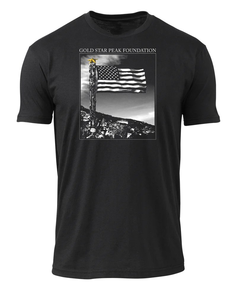 

Gold Star Peak Graphic Printing Summer Luxury Brand Cotton Men's and Women's T-Shirts Short Sleeves Street Fashion Trend