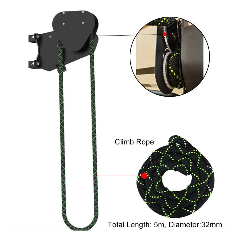 TOPTONS Super March Professional Fitness Rope Pulling Machines Magnetic Resistance Rope Trainer