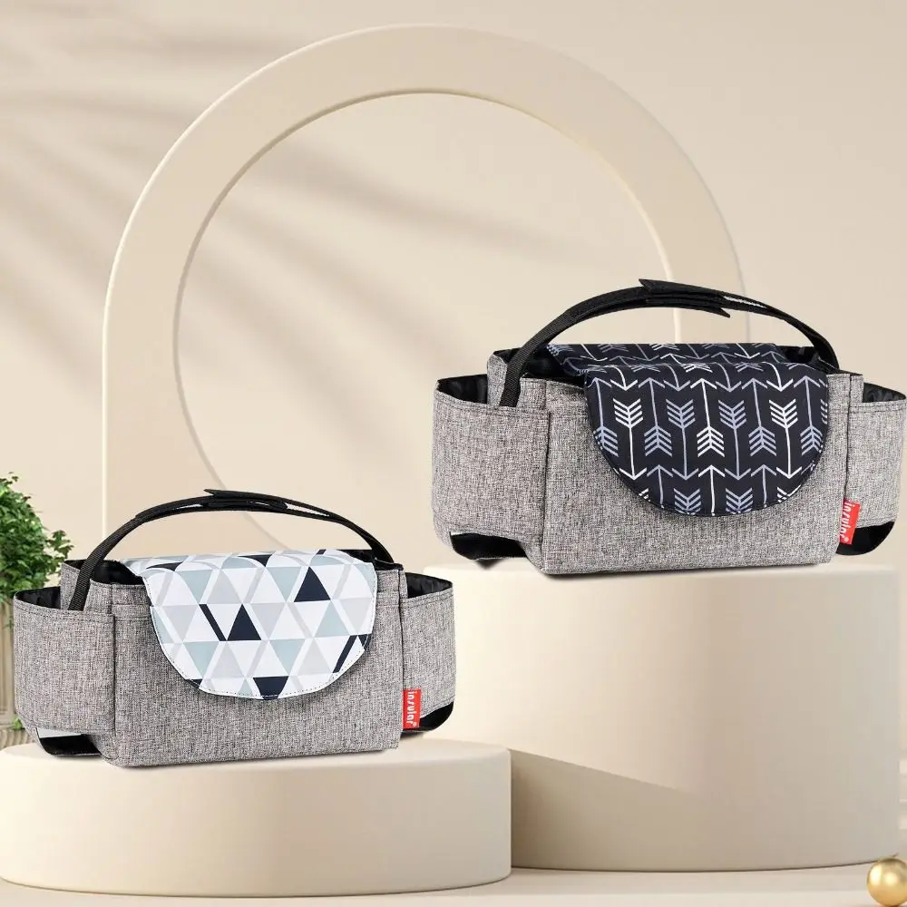 

Multifunctional Stroller Organizer Bag Bottle Holder Mommy Bag Stroller Hanging Bag Diaper Bag Large Capacity Pram Storage Bag