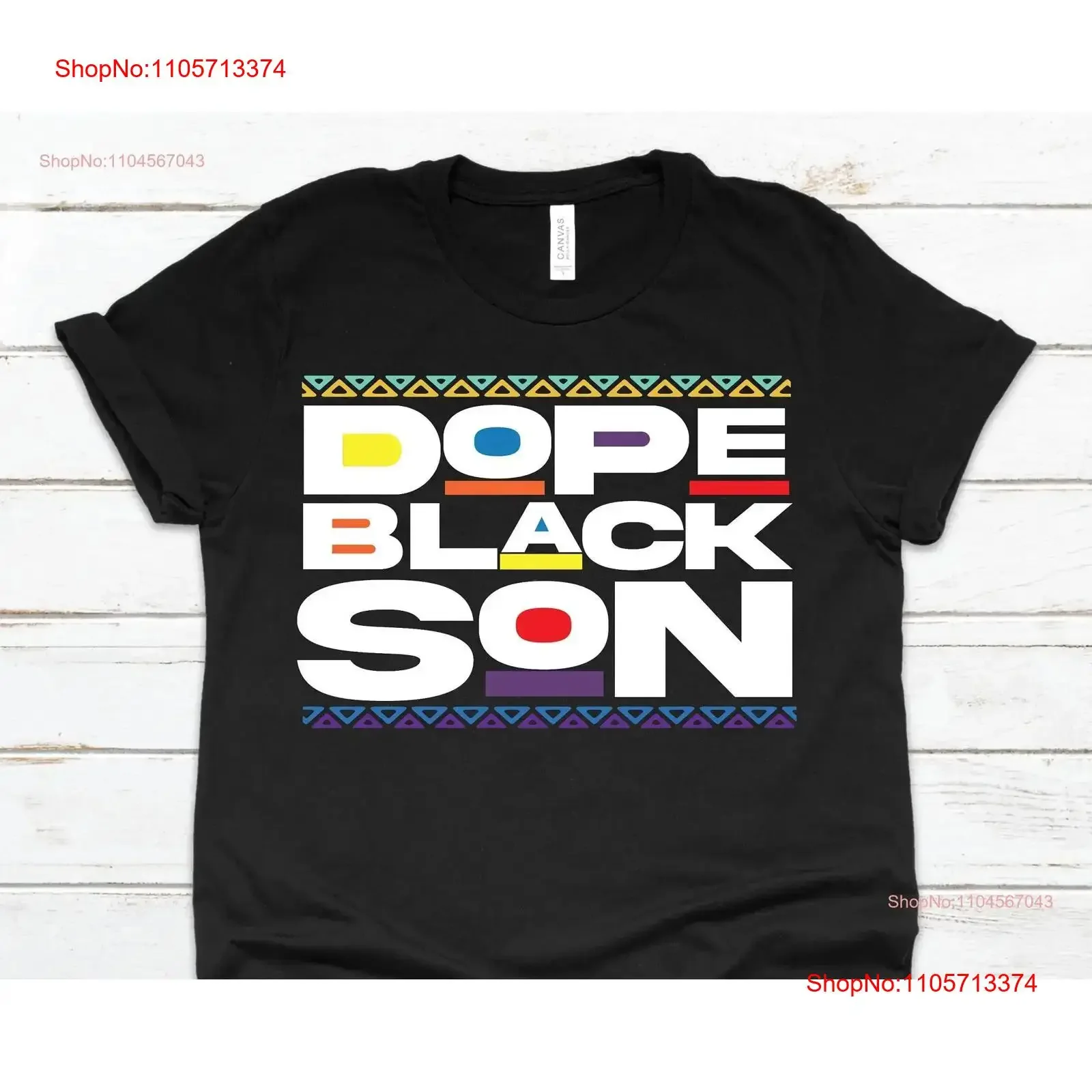 Black Son T Shirt for African American gift parents kids and siblings unisex women's shirts vintage Washed designer clothes