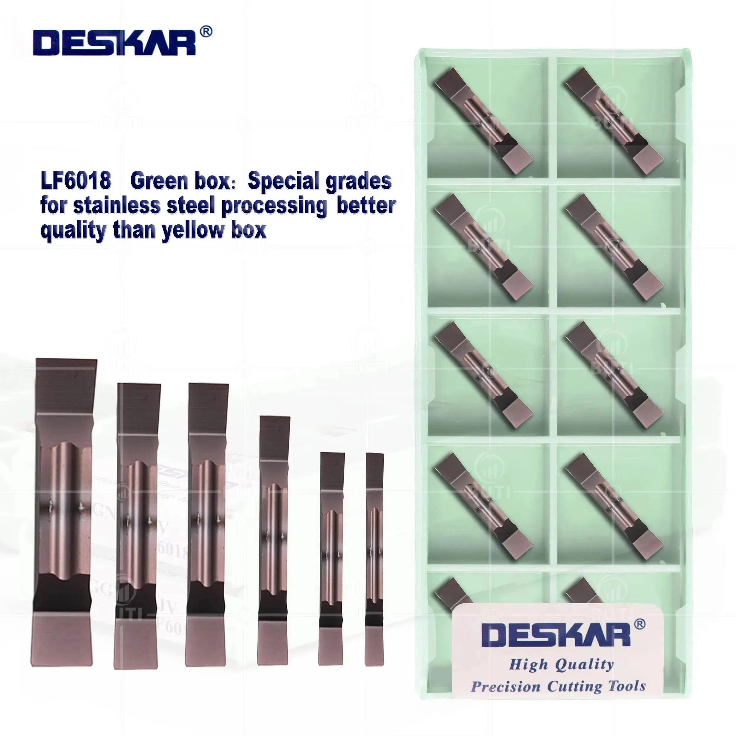 

DESKAR 100% Original Numerical Lathe Grooving Blades MGGN150/200/250/300/400/500-JV LF6018 End Face Groove Cutting Knife grain