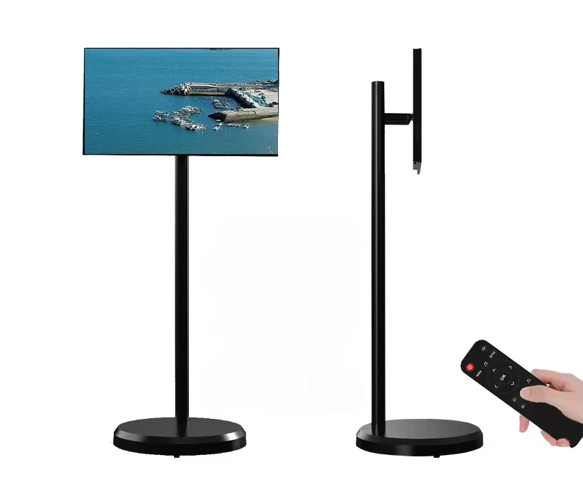 

21,5-дюймовый портативный смарт-телевизор с беспроводной технологией 1080p, ОС Android 13, вертикальный вращающийся сенсорный экран, работающий от батареи