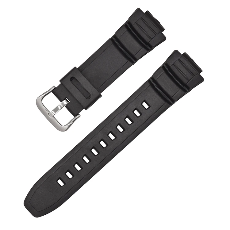 Cinturino in gomma per Casio MCW-100H/110H W-S220 HDD-S100 WV-200 AE-2000/2100 Cinturino in resina 16mm Accessori per orologi
