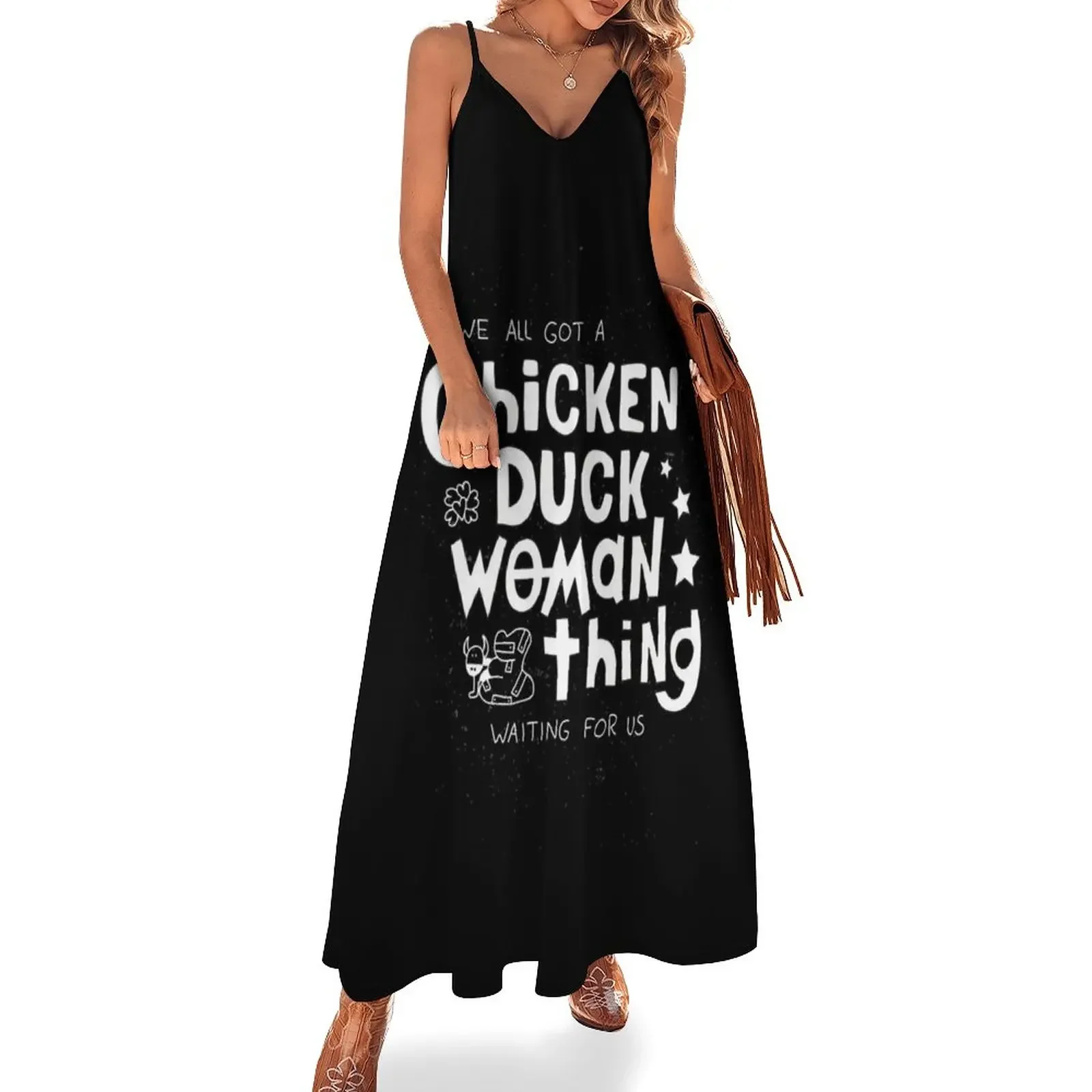 

We've all got a chicken duck woman thing waiting for us Sleeveless Dress summer dresses ladies 2025 dresses summer Dress