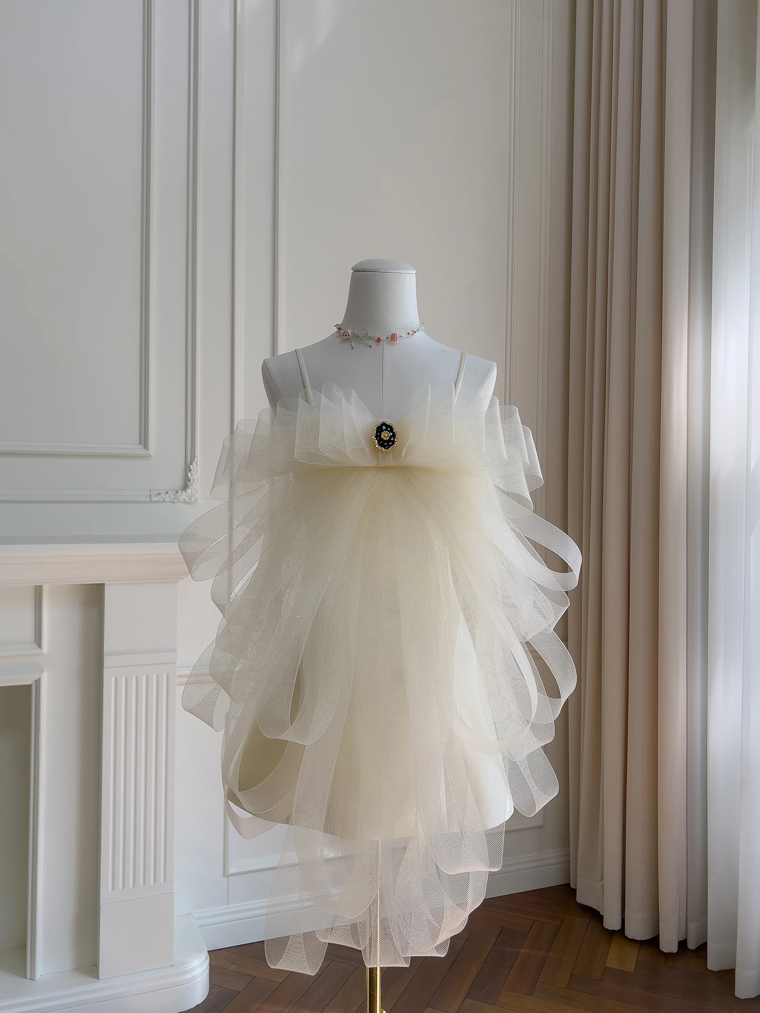 

Fairy White Sequin Off-oulder Gown with Bow Strapl Draped Mermaid Skirt Ideal for Evening Holiday Fu...