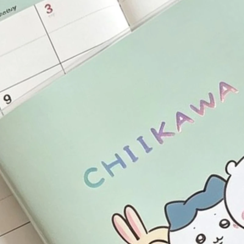 Anime Cartoon Kawaii Chiikawa Schedule Book New Style in 2027 Hand Account Rubber Sleeve Notes Write Fluently Fine Workmanship