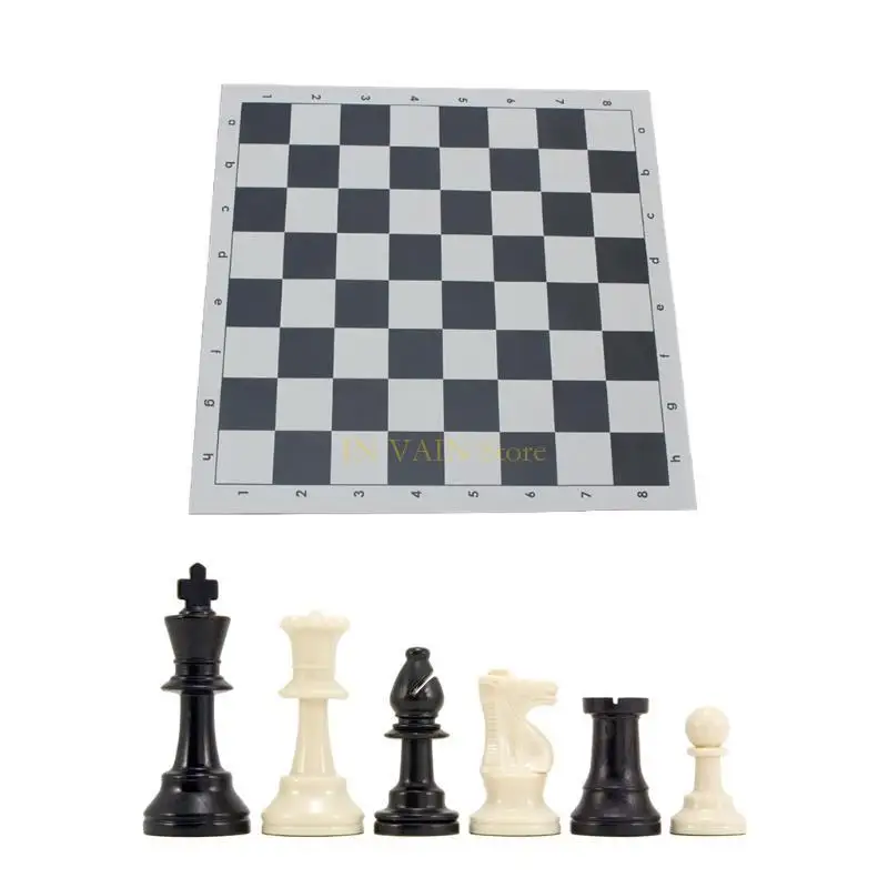 

M5TC Parenting Gifts Entertainment Antique Chess Small Plastic Chess Board Pack